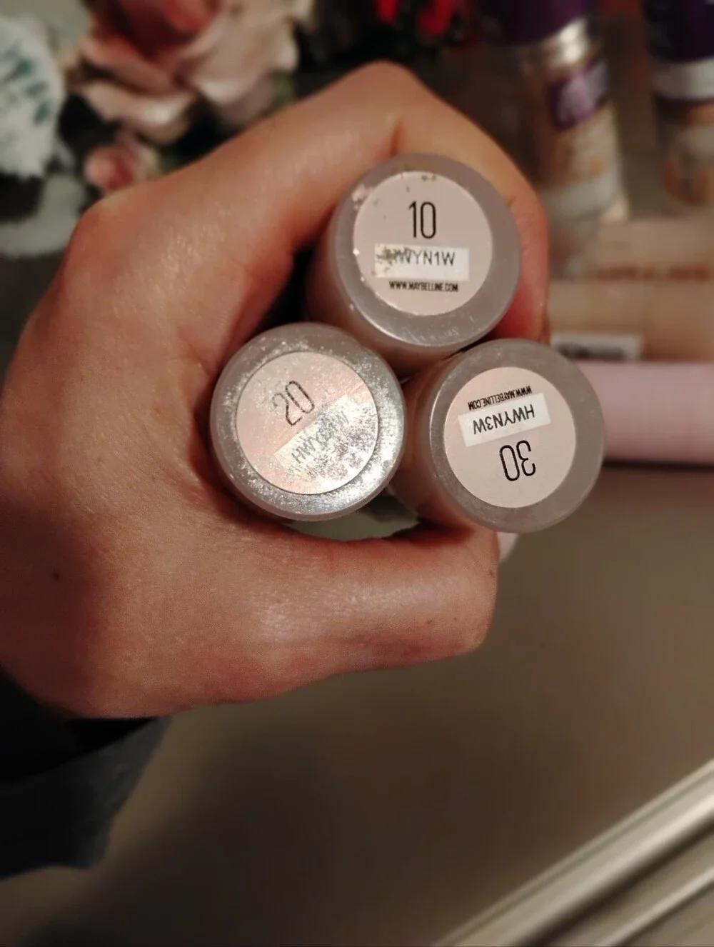 CoverGirl & Flower Brand Neutral Concealer and Primer Bundle - Pink, Beige, Tan
